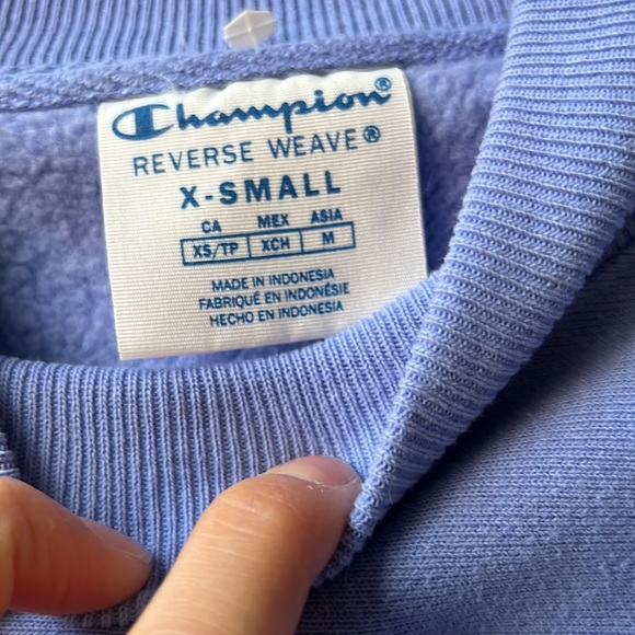 Urban Outfitters Champion Purple Crewneck sweater XS reverse weave - Picture 6 of 15